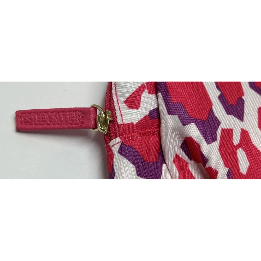 Estee Lauder Lancome Ipsy Cosmetic Makeup Bag Lot Of 4‎ Wild Prints Colorful